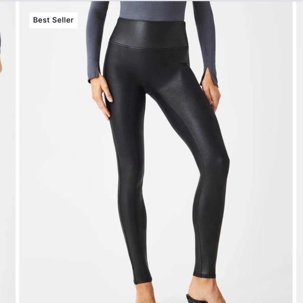 Spanx Faux Leather Leggings